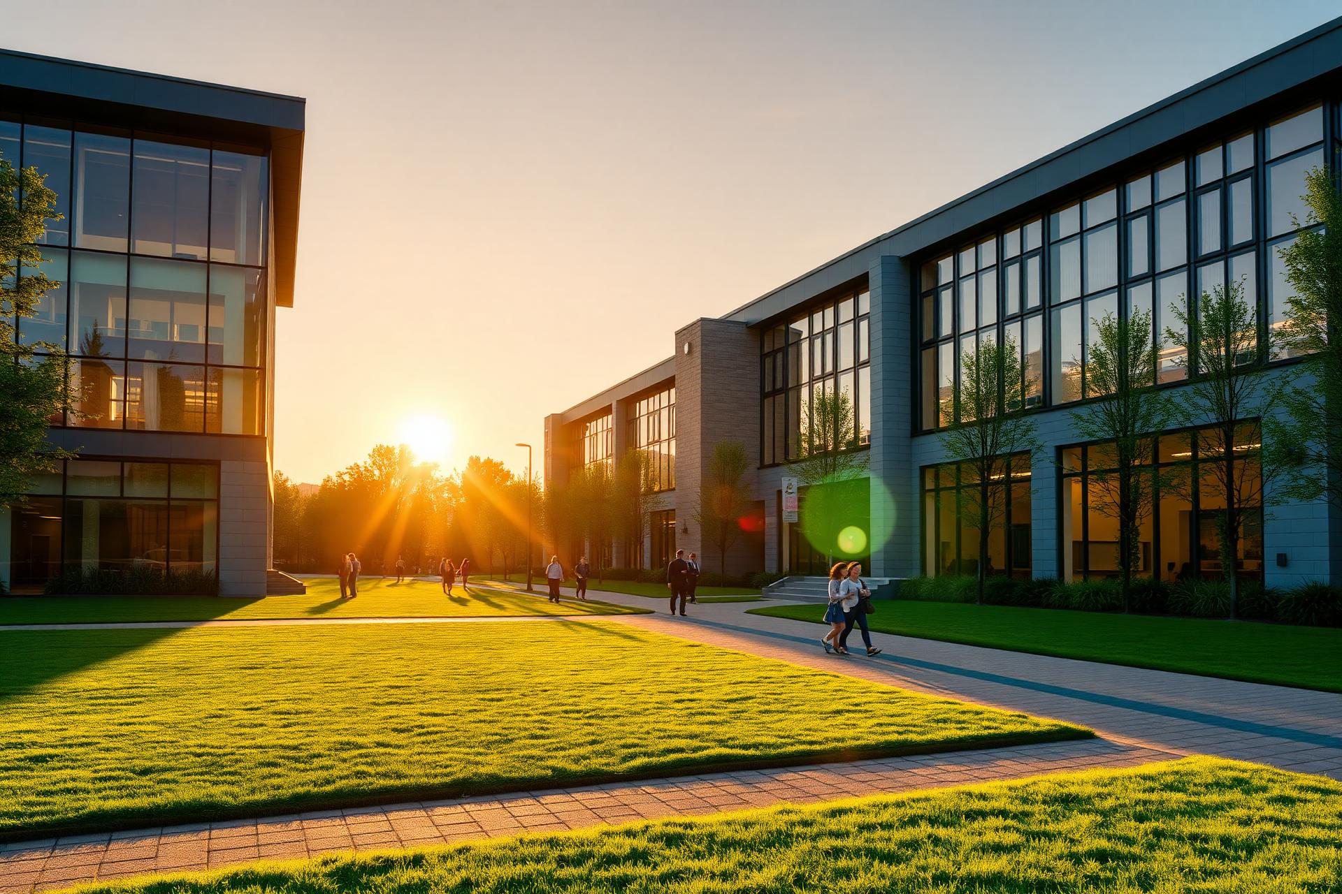 Brightvillehope campus at golden hour